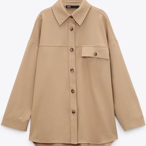 Zara oversized pocket top